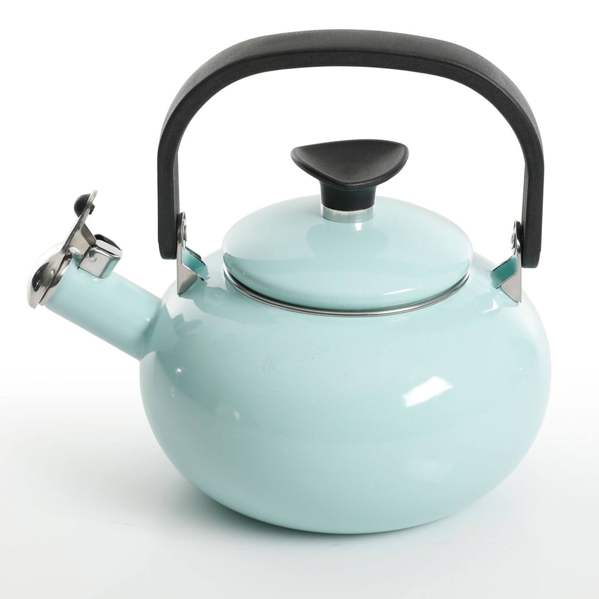 Kenmore® 1.5qt. Blue Enamel on Steel Whistling Tea Kettle
